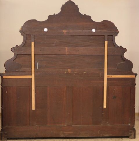 Antica piattaia credenza francese del 1800 stile Luigi Filippo 