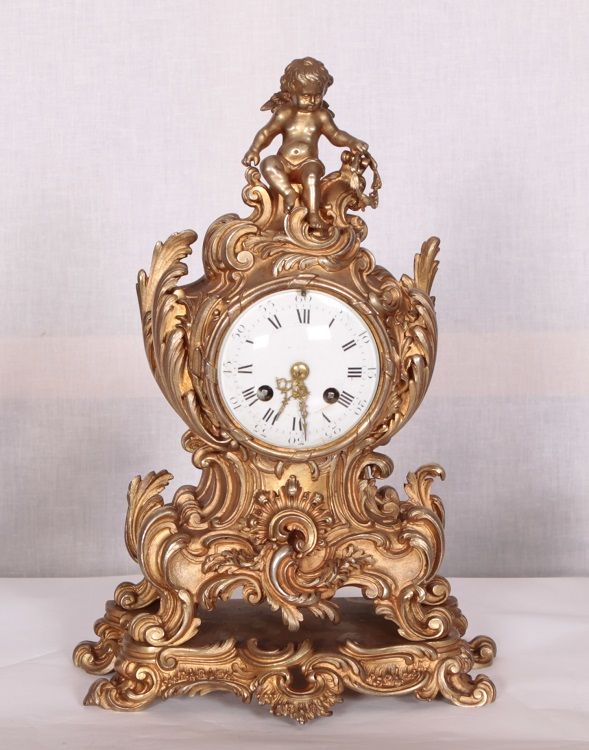 PENDULE PORTIQUE STYLE Louis XVI en marbre blanc et bronze doré - fin PENDULE PORTIQUE STYLE Louis XVI en marbre blanc et bronze doré - fin
