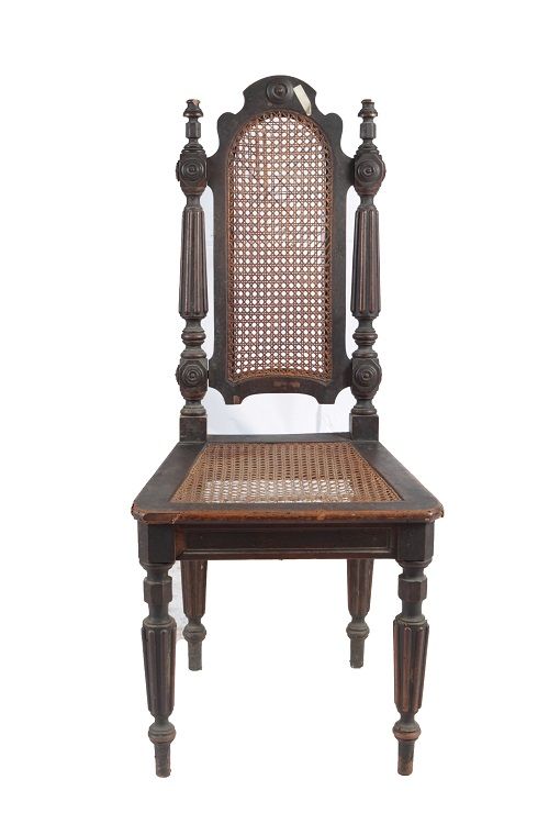 Gruppo di 4 antiche sedie francesi stile Luigi Filippo del 1800