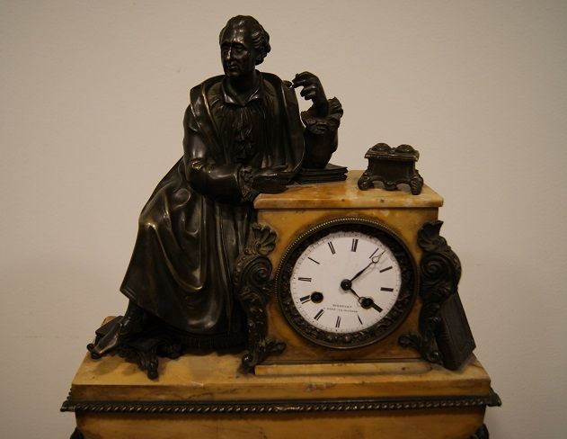 Antico orologio da tavolo francese del 1800 stile Impero 
