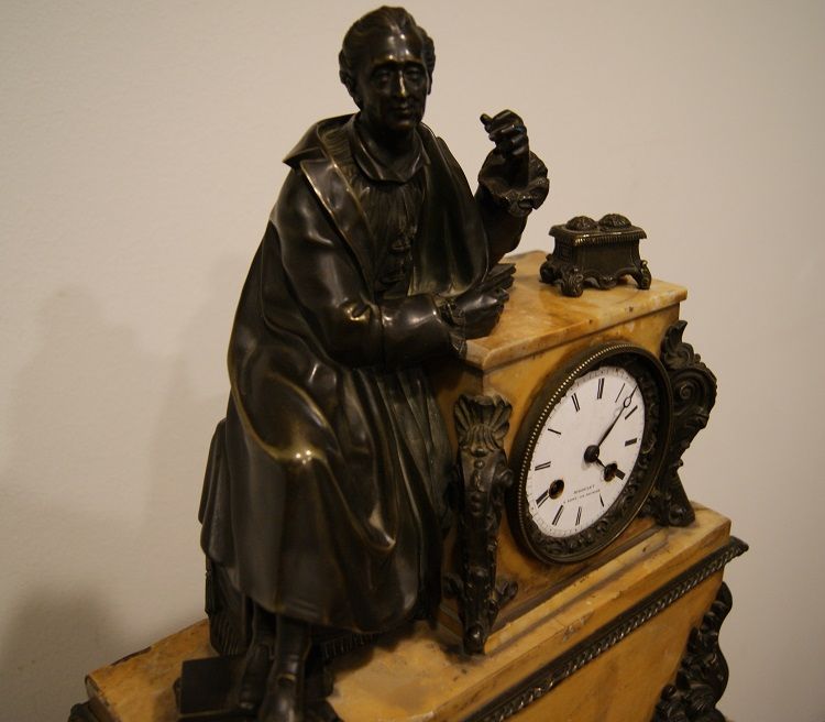 Antico orologio da tavolo francese del 1800 stile Impero 