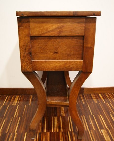 Antica toilette francese del 1800 stile Direttorio in legno di noce