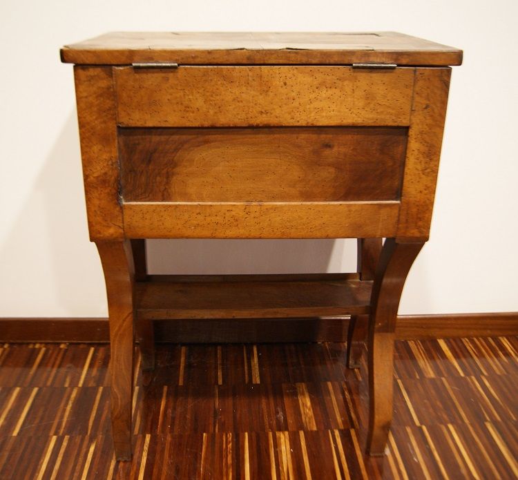 Antica toilette francese del 1800 stile Direttorio in legno di noce