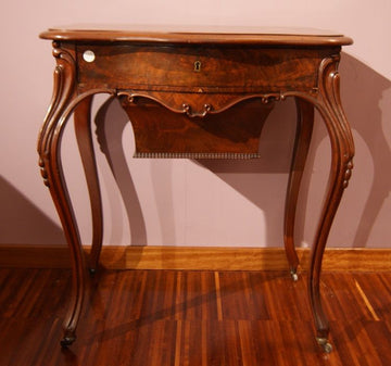 Louis Philippe Dressing Table in mahogany feather