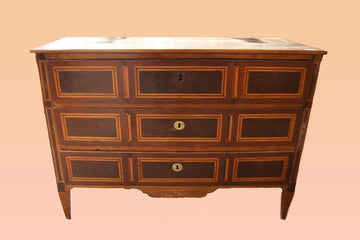Antique Italian inlaid chest of drawers from the 1700s