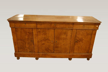 Credenza francese in radica di olmo stile Impero