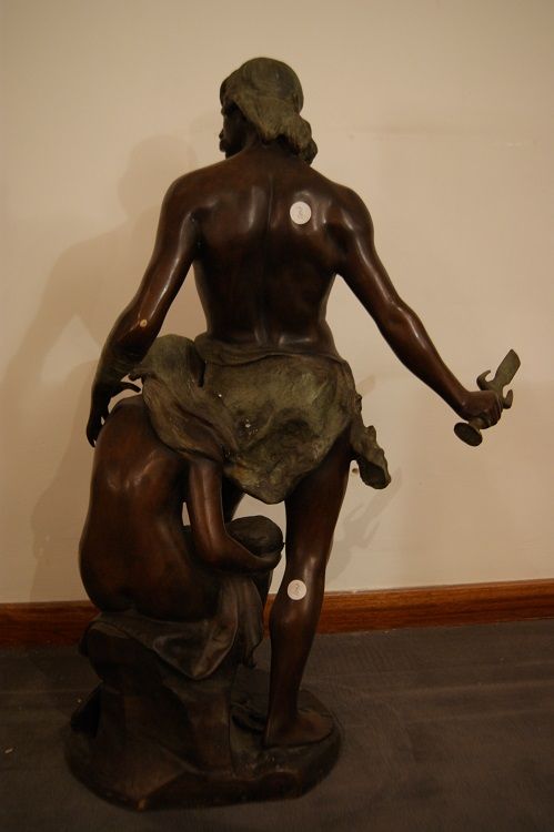 Antica scultura in bronzo di A. De Luca