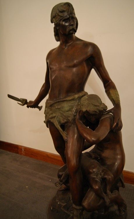 Antica scultura in bronzo di A. De Luca