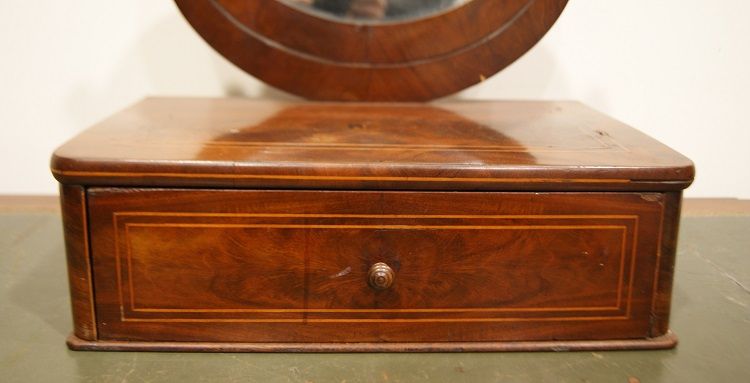 Antica specchiera oscillante francese del 1800 Carlo X