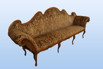 Antique Italian sofa from the 1800s in Louis XV style Piedmontese 
