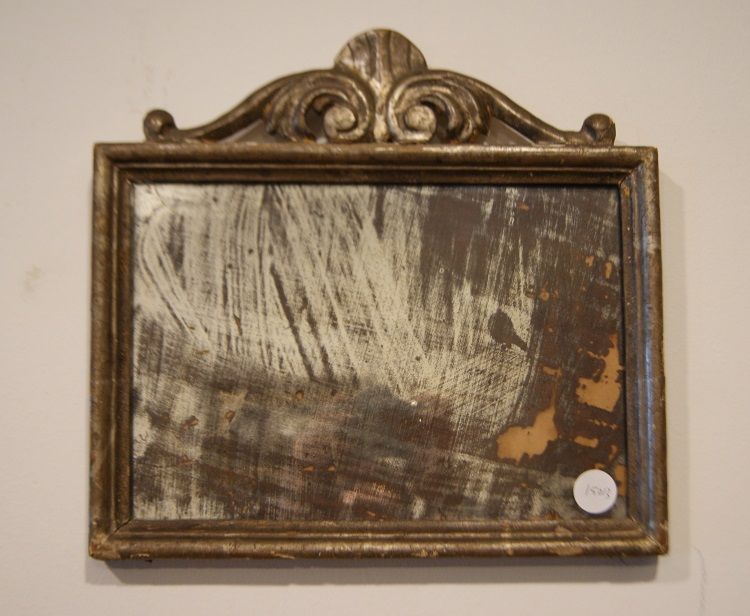 Tris di antiche piccole specchiere italiane del 1700