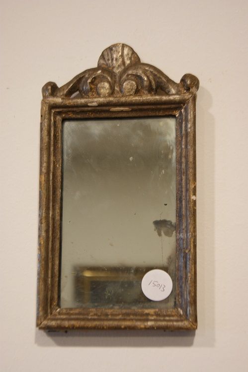 Tris di antiche piccole specchiere italiane del 1700