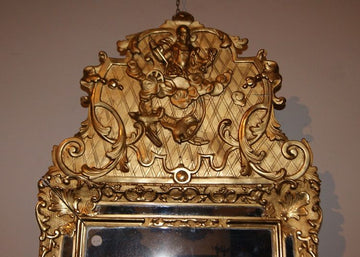 Rich French mirror from the late 1700s