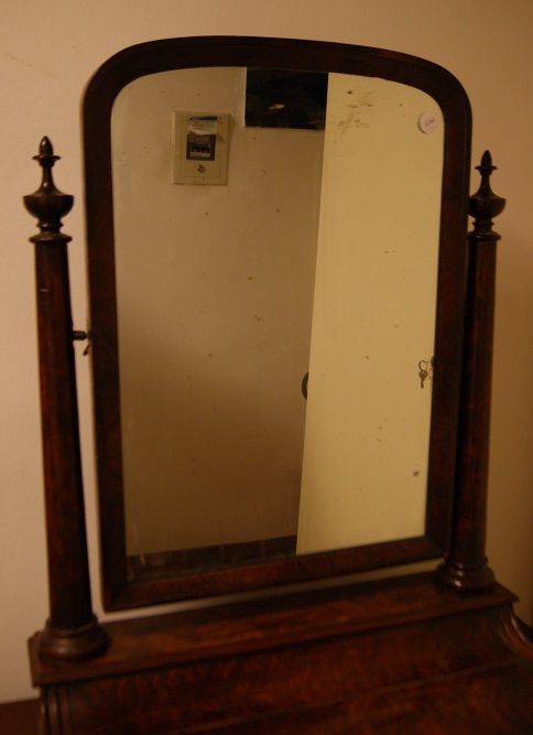 Antica specchiera oscillante del 1800