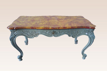 Antique lacquered center table from 1800 Louis XV