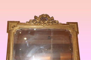 Large Louis XVI mirror with cymatium