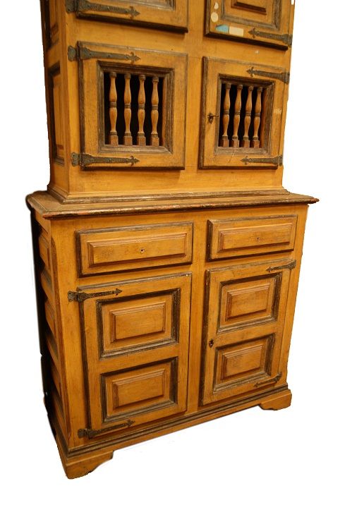 Antica credenza rustica laccata - Mobili Antichi - 1900