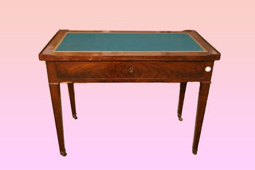 Antique Empire style writing desk from the 1800s in mahogany