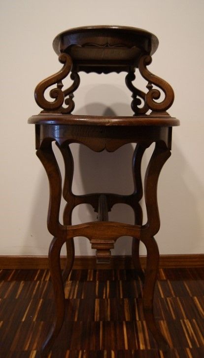 Antico tavolino 2 piani francese del 1800