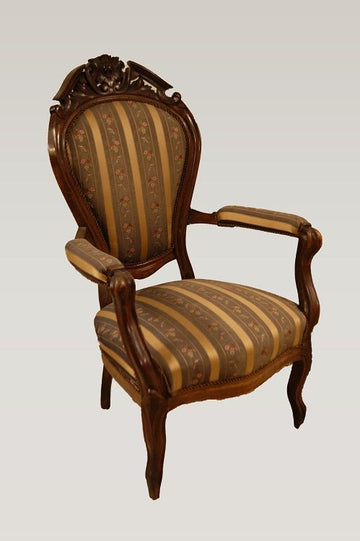 19th century French armchairs in Louis Philippe style mahogany