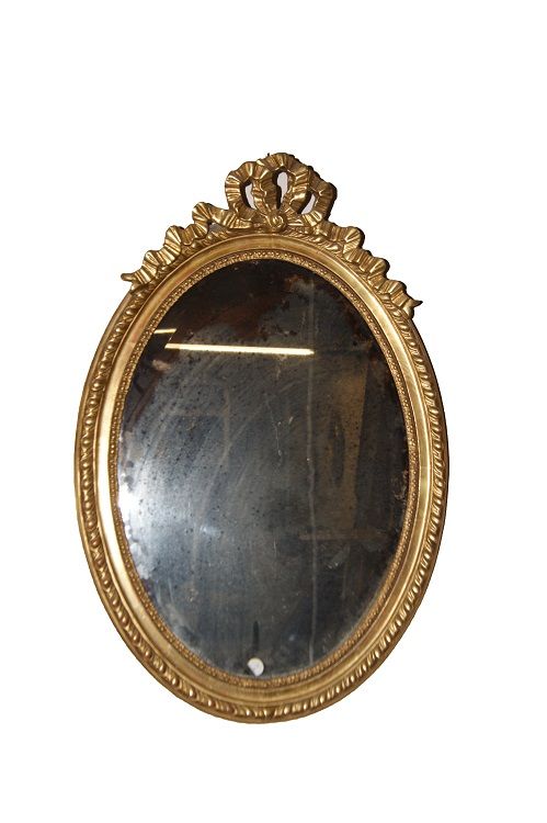 Specchiera ovale Luigi XVI