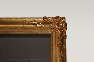 Grand miroir à la feuille d'or