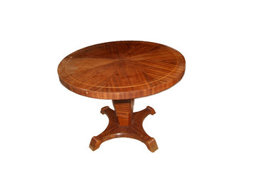 Petite Table suédoise Up and Down en bois d'acajou du début des années 1900