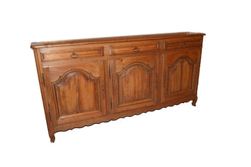 Provençal Cupboards with 3 doors in cherry wood from the 19th century