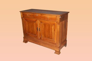 French Louis Philippe style sideboard in walnut wood