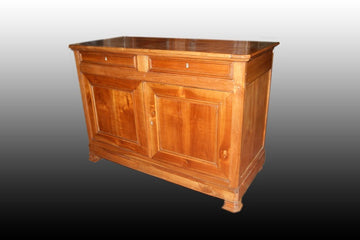 Louis Philippe 2-door sideboard in cherry wood