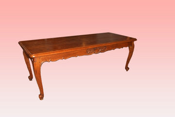 Large rectangular French Provençal table from the 1800s with extensions