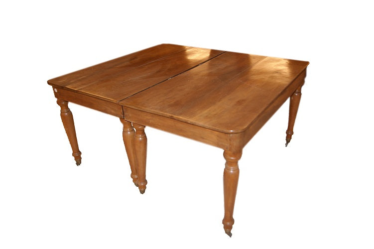 Grande tavolo consolle allungabile italiano del 1800