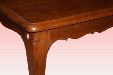 Large rectangular French Provençal table from the 1800s with extensions