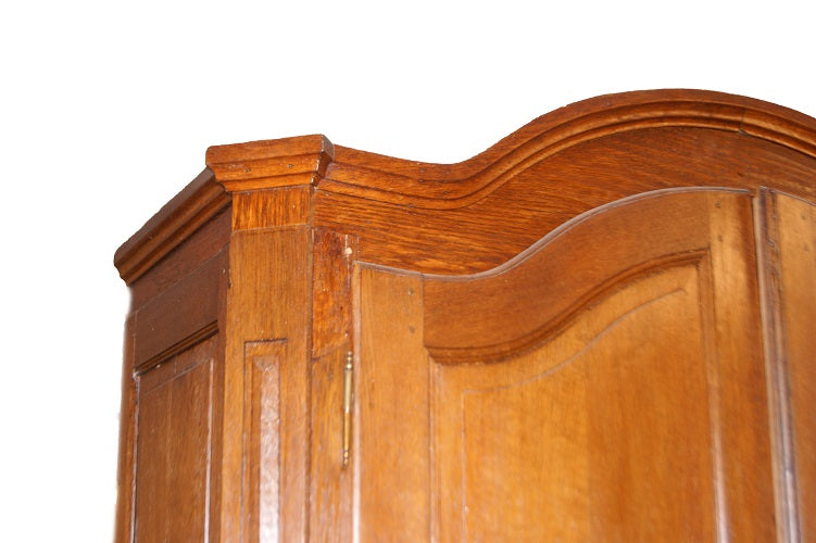 Grande Trumeau olandese del 1700 in legno di rovere