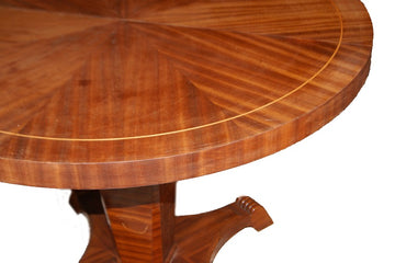 Swedish Up and Down coffee table in mahogany wood from the early 1900s