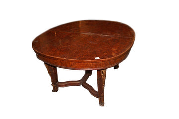 Bellissimo tavolo francese stile Reggenza allungabile della prima metà del 1800