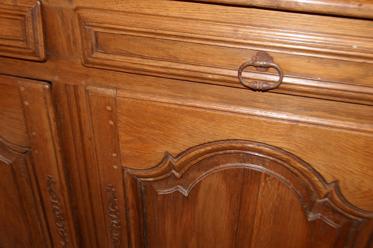Credenza provenzale 3 porte in legno di ciliegio del 1800