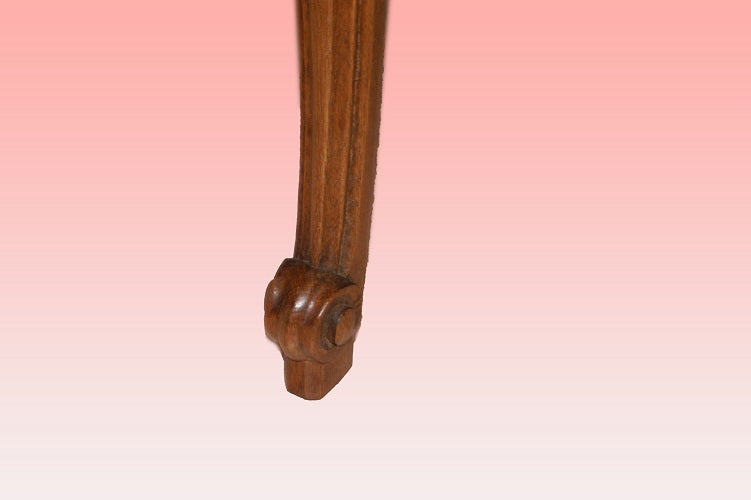 Tavolo circolare allungabile francese di fine 1800 stile Provenzale in legno di rovere